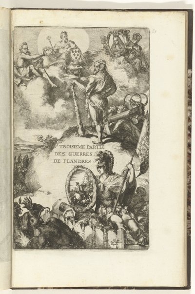 Title Print for the Third Part of Guerres de Flandres by Romeyn de Hooghe (attributed to)