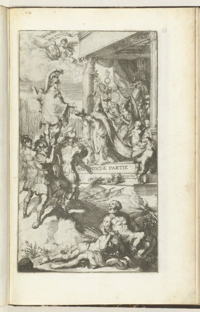Title Print for the Second Part of Guerres de Flandres by Romeyn de Hooghe (attributed to)