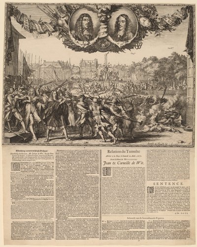 Representation of the True Story of Johan de Witt... by Romeyn de Hooghe