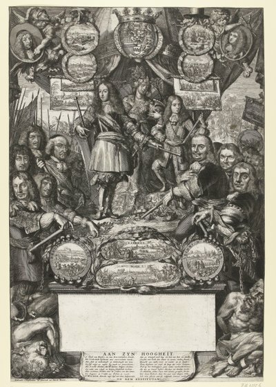 Allegory of the Victories of William III in 1673 by Romeyn de Hooghe