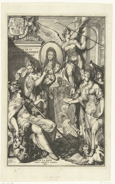 Allegorical Frontispiece with Portrait of William III by Romeyn de Hooghe