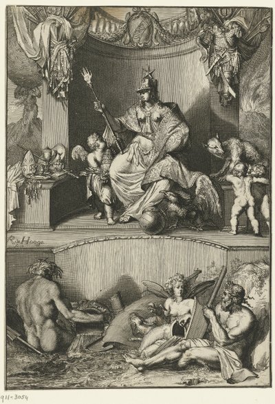 Allegorical Representation of the City of Rome by Romeyn de Hooghe