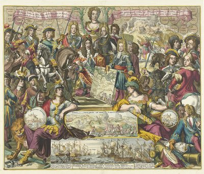 Allegory of the Victory of the Allies in 1704 by Romeyn de Hooghe