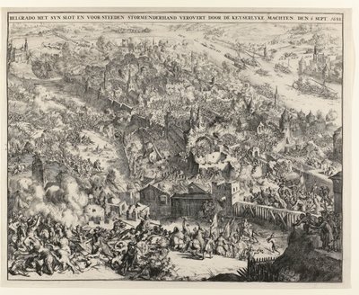 Belgrade Taken by Storm by Maximilian Emanuel, Elector of Bavaria, September 6th 1688 by Romeyn de Hooghe