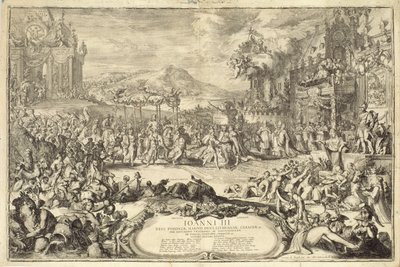 Coronation Entry of John III into Poland, 1675 by Romeyn de Hooghe