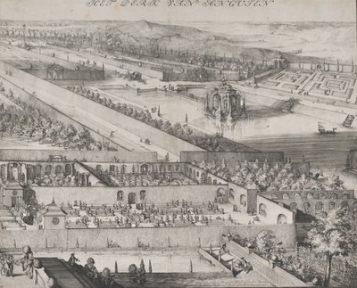 Park at Enghien (Detail) by Romeyn de Hooghe