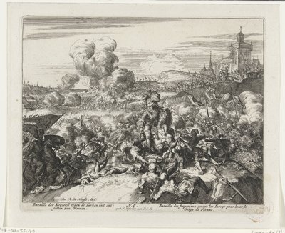 Battles Between Habsburgers and Turks Just Outside Vienna by Romeyn de Hooghe