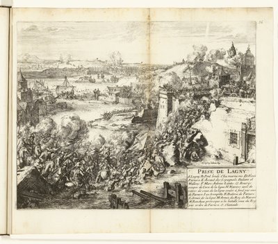 Capture of Lagny, 1589-1590 by Romeyn de Hooghe