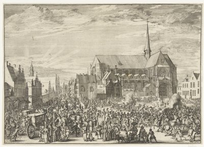 Entry of Leopold I into Brussels, 1686 by Romeyn de Hooghe