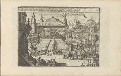 Royal Court in Mongolia by Romeyn de Hooghe