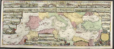 Map of the Mediterranean, from 