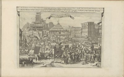 Market and Trade in Bantam by Romeyn de Hooghe