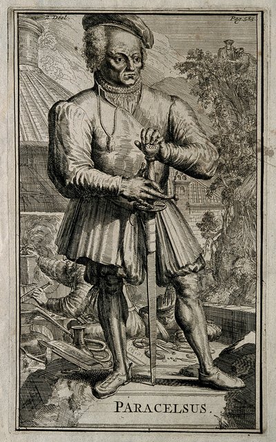 Philippus Theophrastus Aureolus Bombastus von Hohenheim Paracelsus by Romeyn de Hooghe