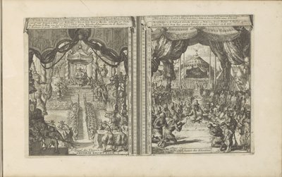 Court in China and Abyssinia by Romeyn de Hooghe