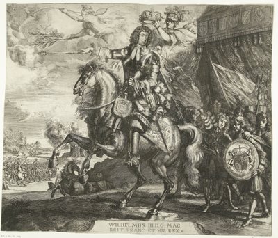 Equestrian Portrait of William III, Prince of Orange by Romeyn de Hooghe