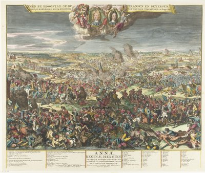 Battle of Höchstädt, 1704 by Romeyn de Hooghe