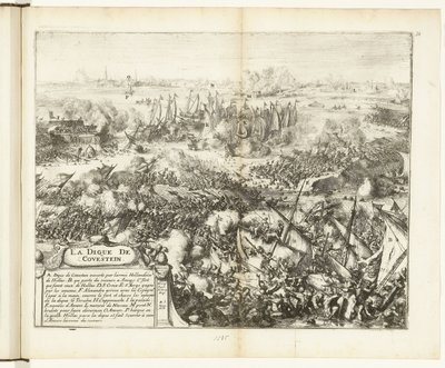 Battle for the Kauwenstein dike, 1585 by Romeyn de Hooghe