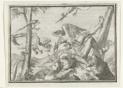 Title Page for the Pamphlet: The Plucked Tapoeijer, 1702 by Romeyn de Hooghe