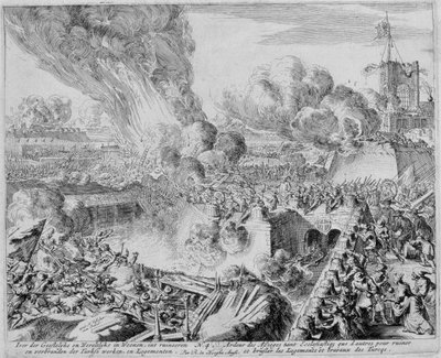 Vienna Print Cycle, Defence of the Fortifications of Vienna by Civilians, 1683 by Romeyn de Hooghe
