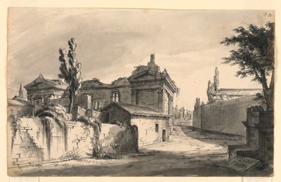 Stage Design, Antique Buildings by Romolo Achille Liverani