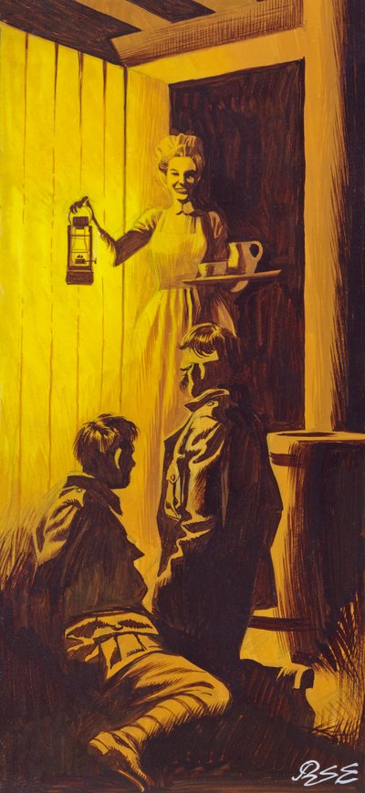 Edith Cavell Hiding Allied Soldiers by Ron Embleton