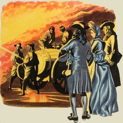 Great Fire of London by Ron Embleton