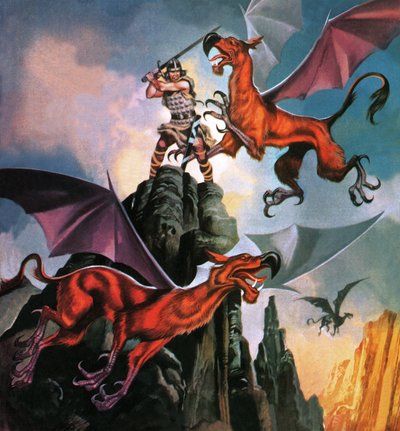 Hagen and the Griffins by Ron Embleton