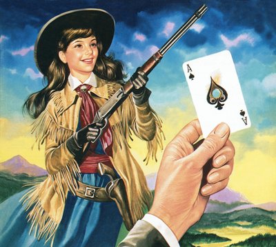 Miss Annie Oakley by Ron Embleton