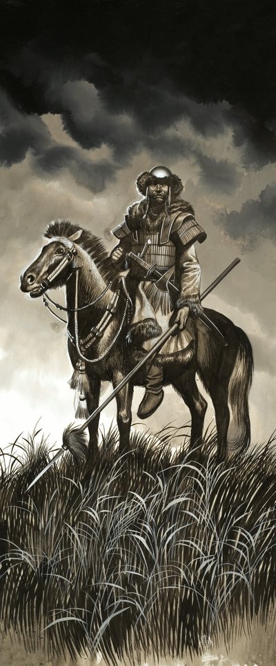 Mongolian Warrior by Ron Embleton