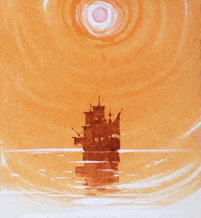 Sailing Ship by Ron Embleton