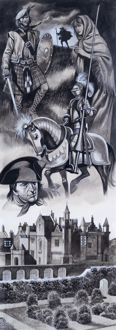 Scottish Castle and Personalities from Scottish History by Ron Embleton