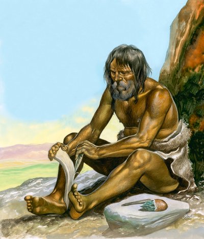 Stone Age Man by Ron Embleton