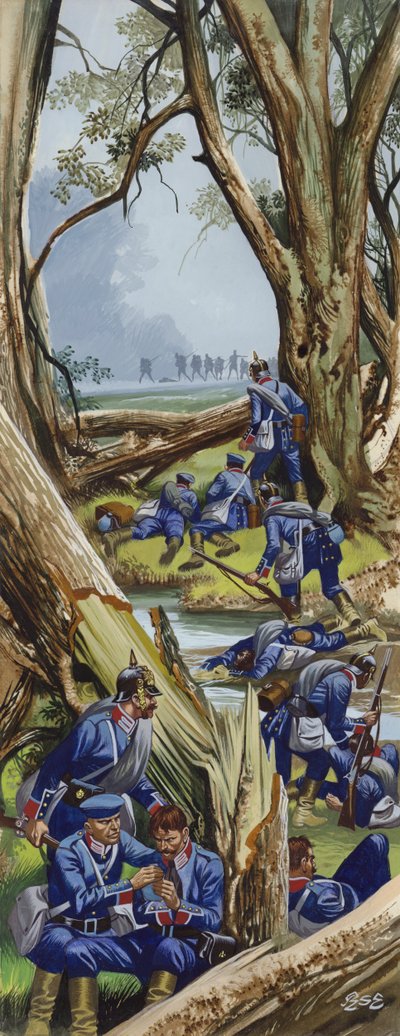 The Battle Of Sadowa by Ron Embleton