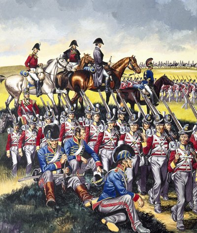 The Duke of Wellington at Waterloo by Ron Embleton