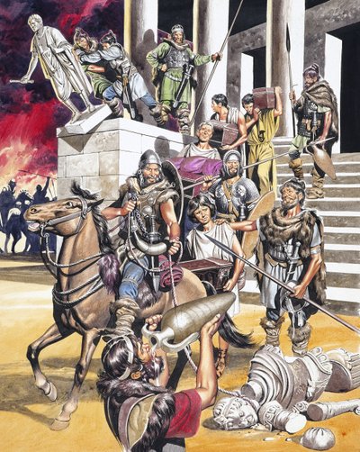 The Fall of the Roman Empire in the West by Ron Embleton