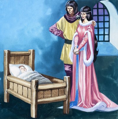 The Legend of Gudrun: Hagen Slays the Griffin by Ron Embleton