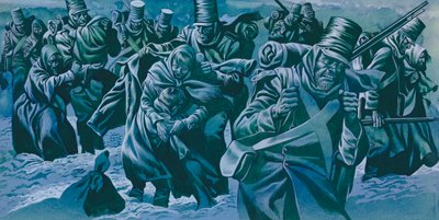 The Retreat to Corunna by Ron Embleton