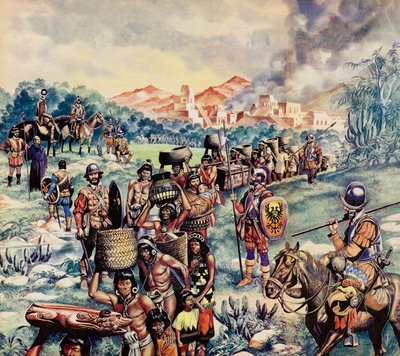 The Spanish Conquest of Mexico by Ron Embleton