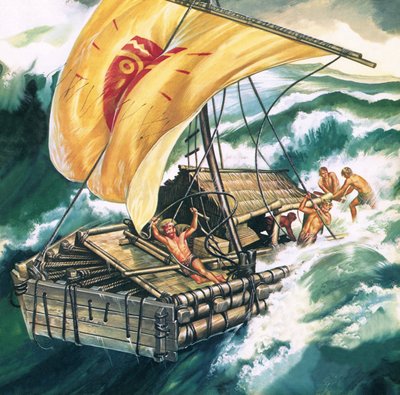 The Voyage of the Kon-Tiki by Ron Embleton
