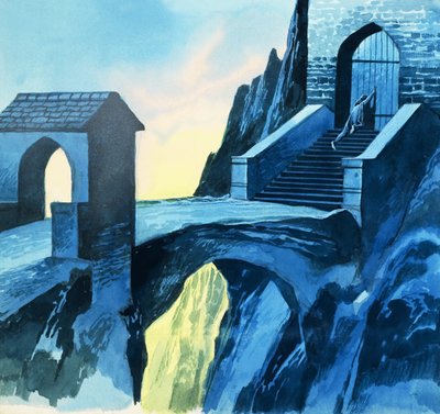 Tristan and Isolde: In Which Tristan Sets Forth for Ireland by Ron Embleton