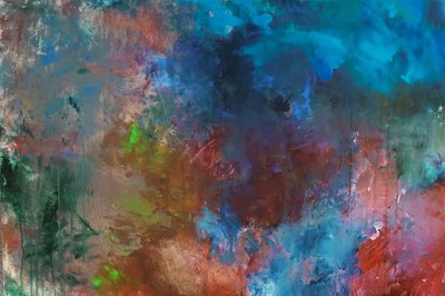 Vibrant Cosmic Swirl by Ron Halfant