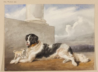 Dogs of the Czartoryski Princes Sultan and Rosette by Rosa Bonheur
