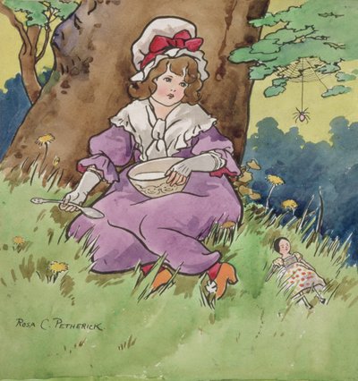 Little Miss Muffet by Rosa Petherick