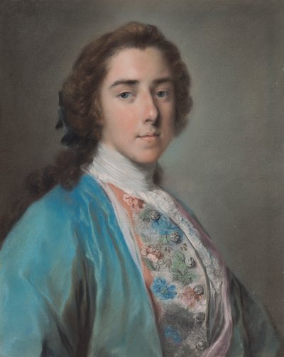 Portrait of Henry Fiennes Pelham-Clinton, Ninth Earl of Lincoln and Second Duke of Newcastle by Rosalba Carriera