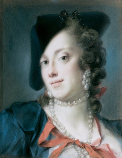 A Venetian Lady from the House of Barbarigo Caterina Sagredo Barbarigo, c. 1735-1739 by Rosalba Giovanna Carriera