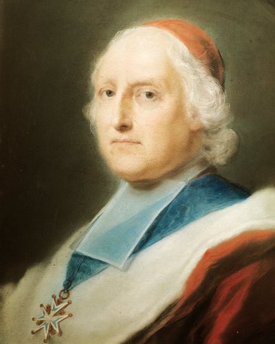 Portrait of Cardinal de Polignac by Rosalba Giovanna Carriera