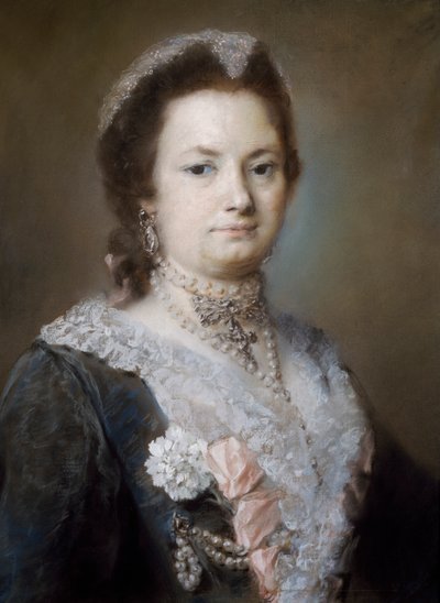 Portrait of a Lady by Rosalba Giovanna Carriera