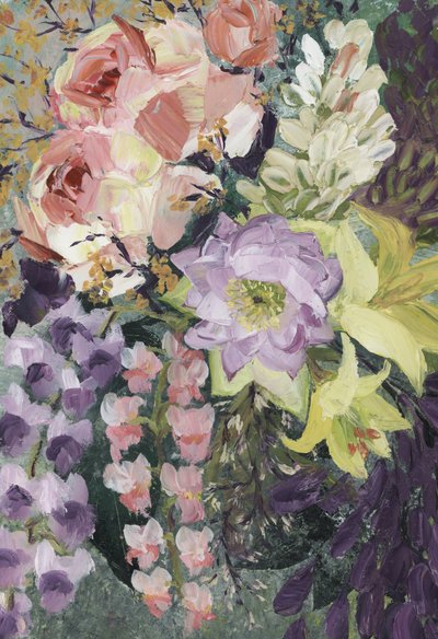 Colorful Garden Blooms by Rosana Laiz Blursbyai