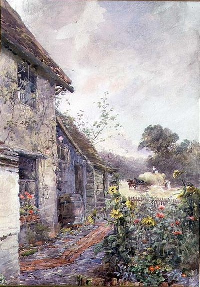 The Haycart Approaches by Rose Maynard Barton