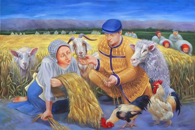 Ruth and the Barley Harvest by Rosemarie Adcock